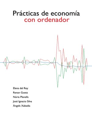 cover image of Prácticas de economía con ordenador